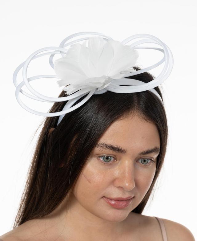 Bellissima Millinery Collection Womens Feather & Flower Fascinator Product Image