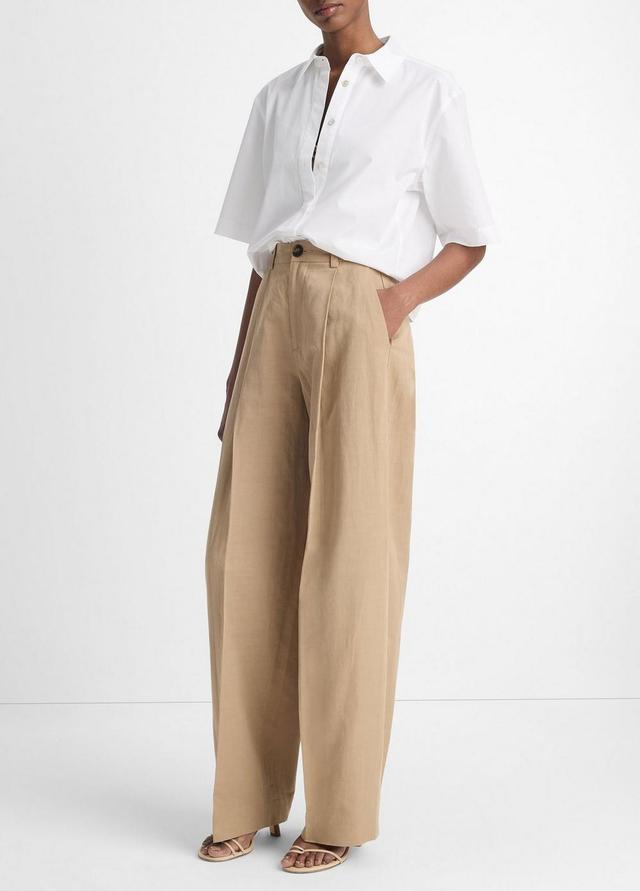 High-Waist Tailored Wide-Leg Trouser Product Image