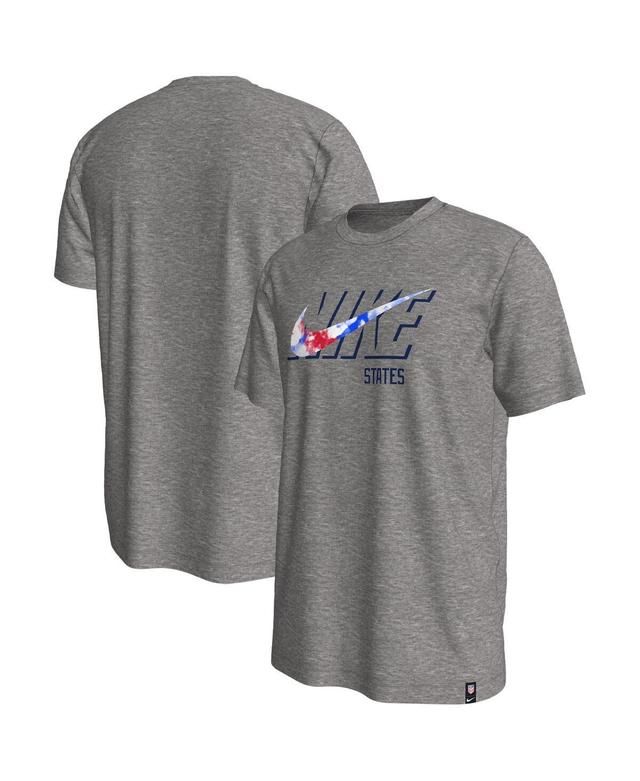 Mens Nike Heather Gray Usmnt Swoosh T-shirt Product Image