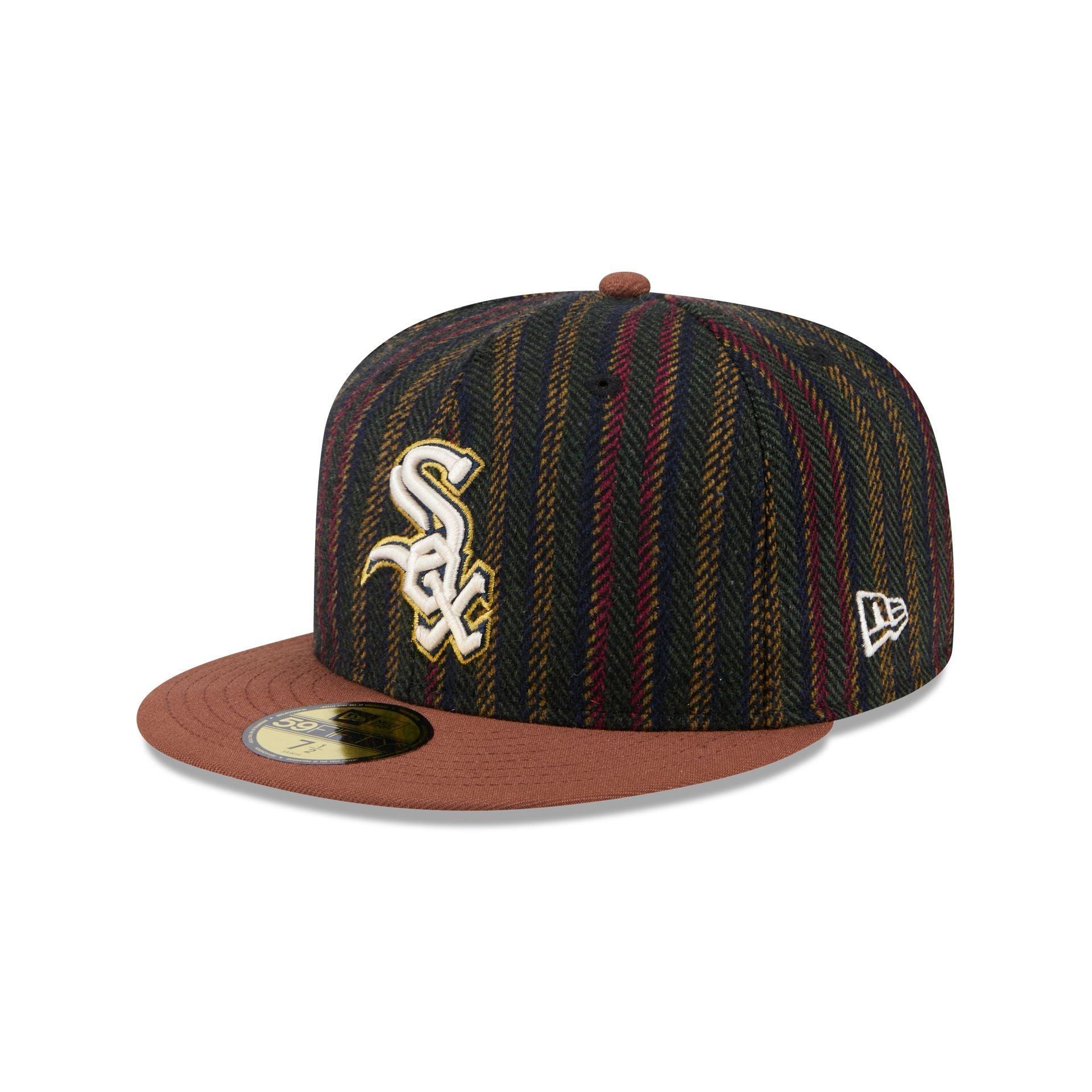 Chicago White Sox Vintage Herringbone 59FIFTY Fitted Hat Male Product Image