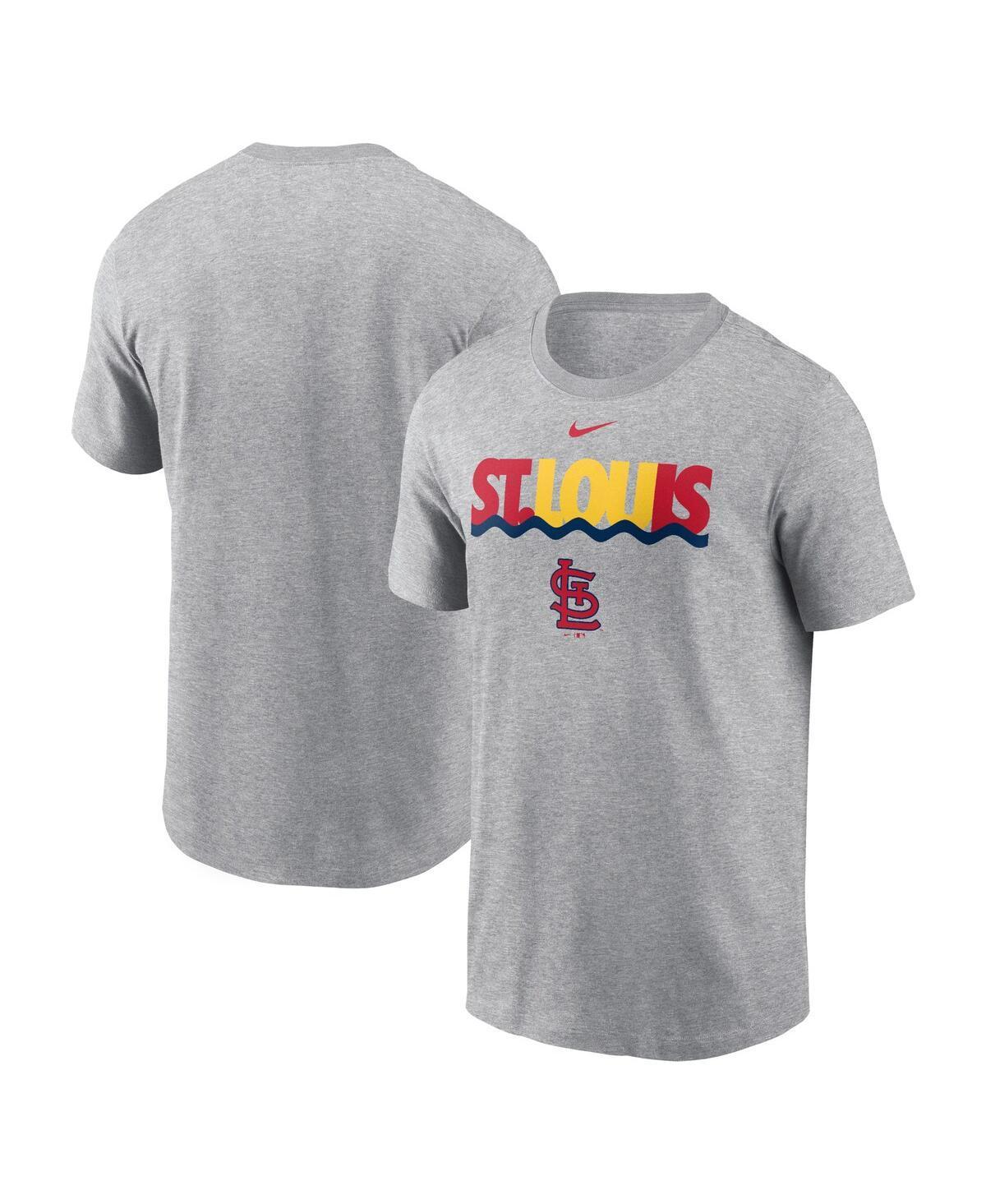 Nike Mens Heather Charcoal St. Louis Cardinals Local Home Town T-Shirt Product Image