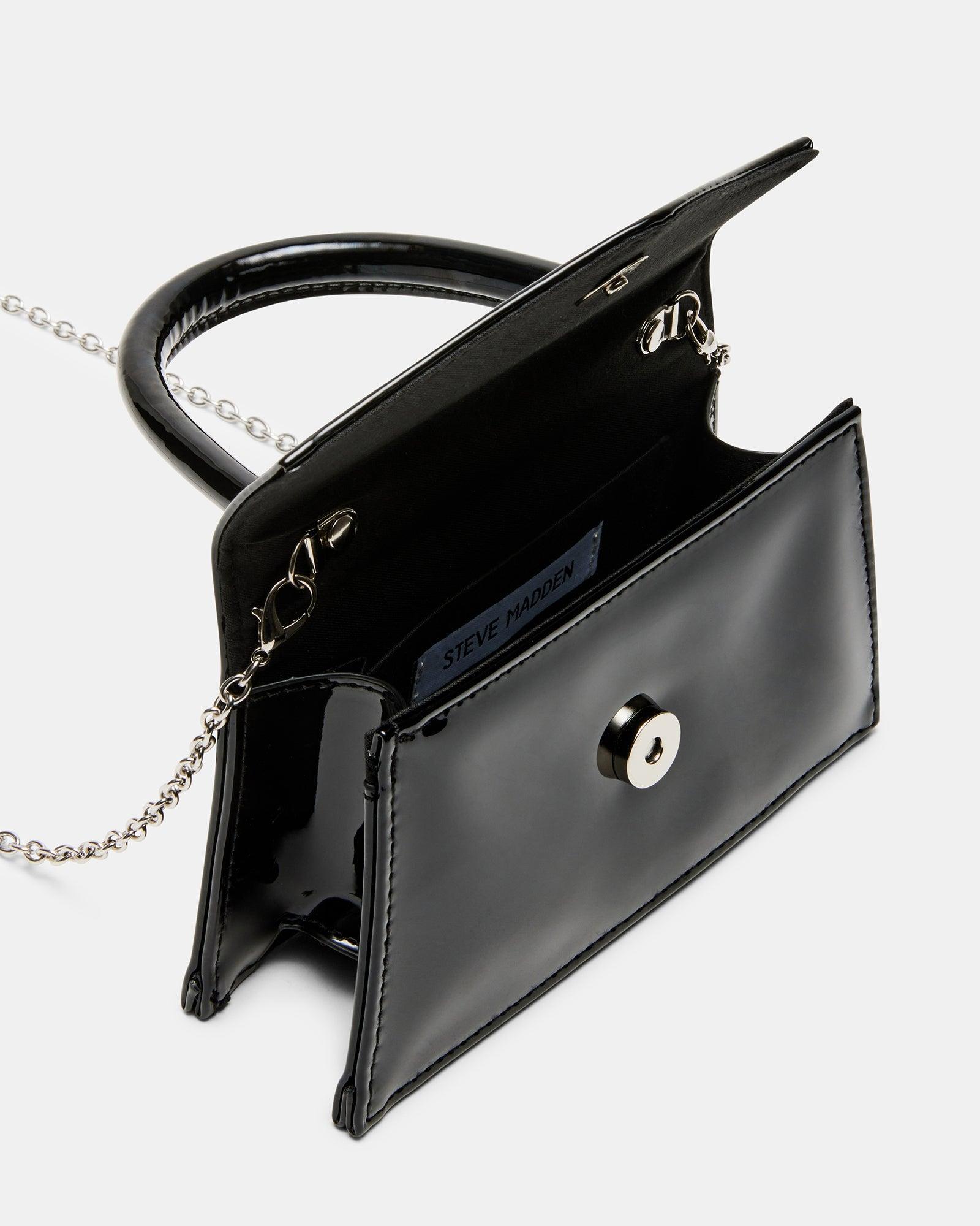 AMINA BAG BLACK PATENT Female Product Image