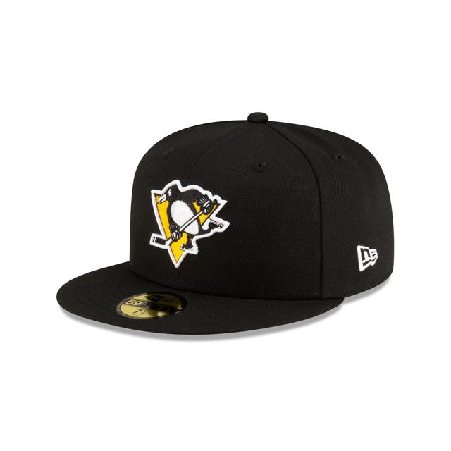 Pittsburgh Penguins Black 59FIFTY Fitted Hat Male Product Image