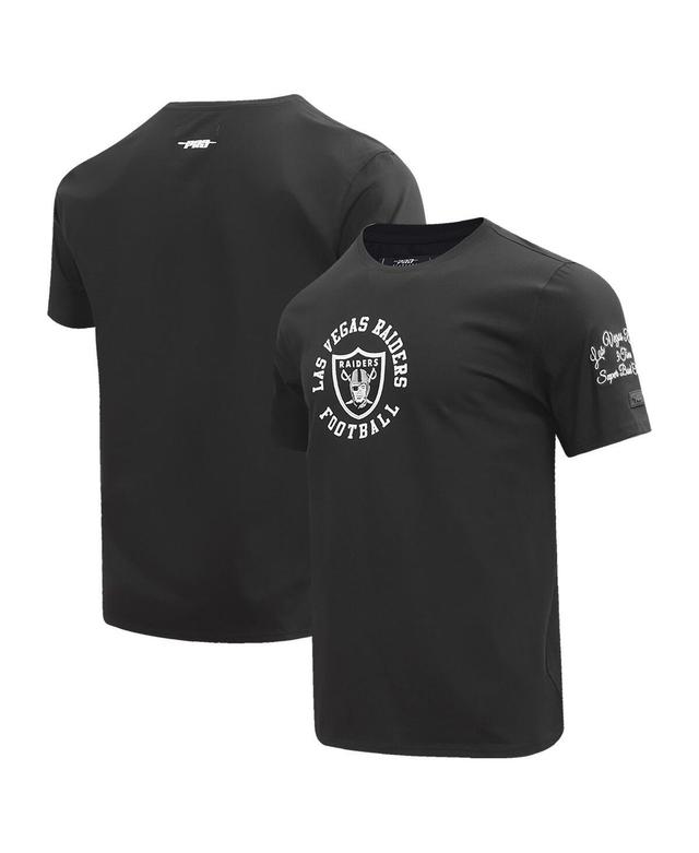 Mens Pro Standard Black Las Vegas Raiders Hybrid T-Shirt Product Image