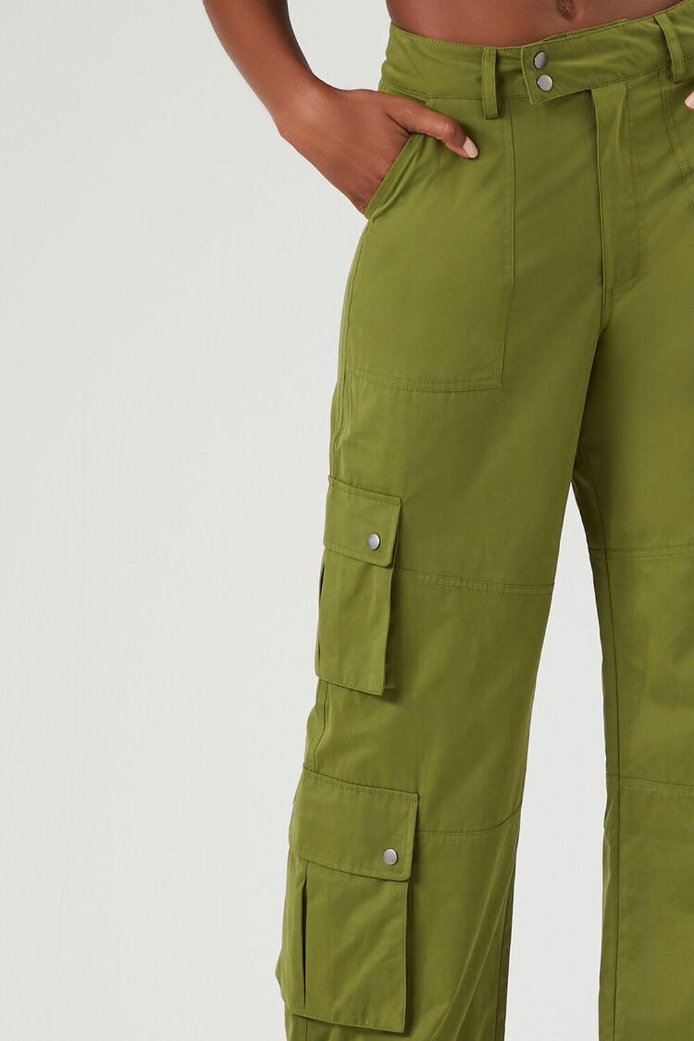 Flare-Leg Cargo Pants | Forever 21 Product Image