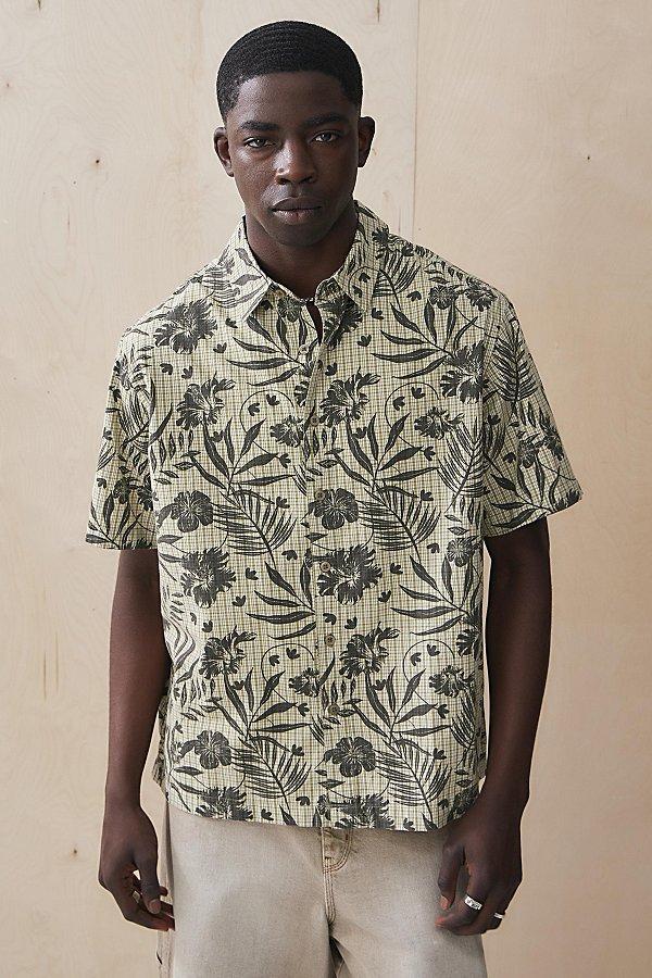 BDG Floral Short-Sleeved Shirt Top Mens at Urban Outfitters Product Image