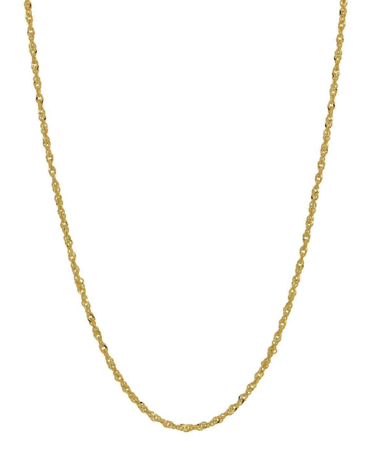 Singapore Link 18 Chain Necklace (1.1mm) in 18k Gold Product Image