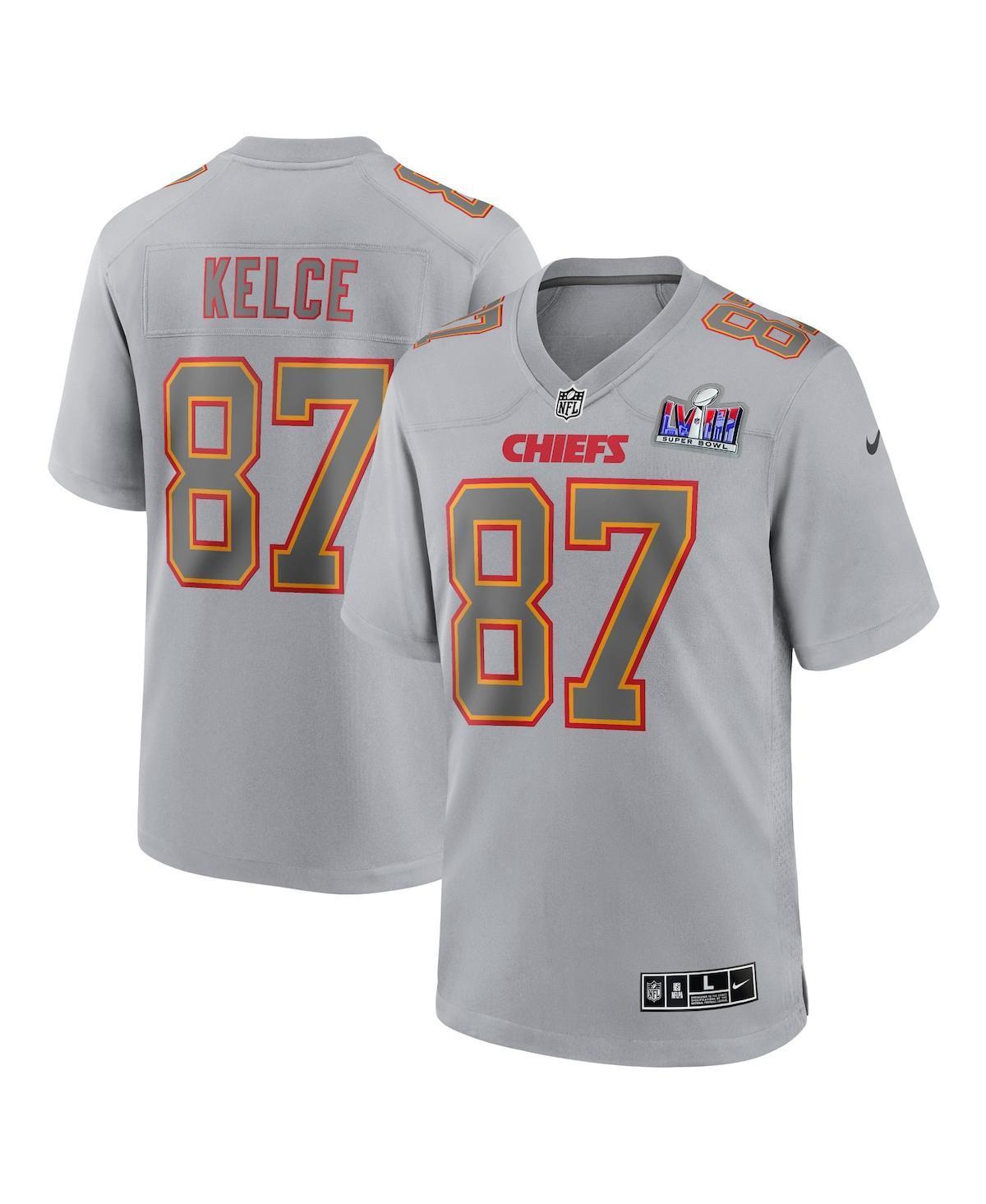 Travis Kelce Kansas City Chiefs Super Bowl LVIII Nike Men's NFL Atmosphere Game Jersey Product Image