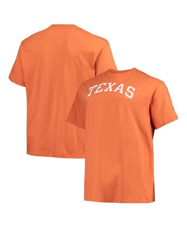 Mens Champion Texas Orange Texas Longhorns Big and Tall Arch Team Logo T-shirt Product Image