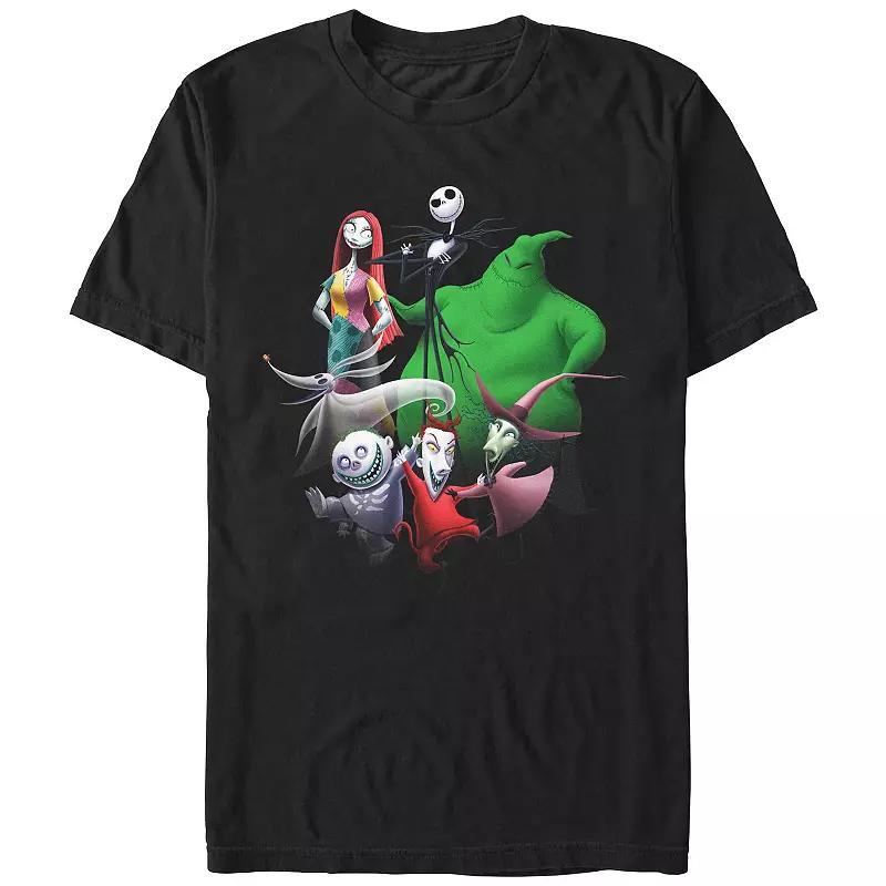 Disneys The Nightmare Before Christmas Group Shot Mens Graphic Tee Product Image