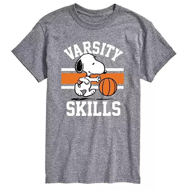 Mens Peanuts Varsity Skills T-shirt Product Image