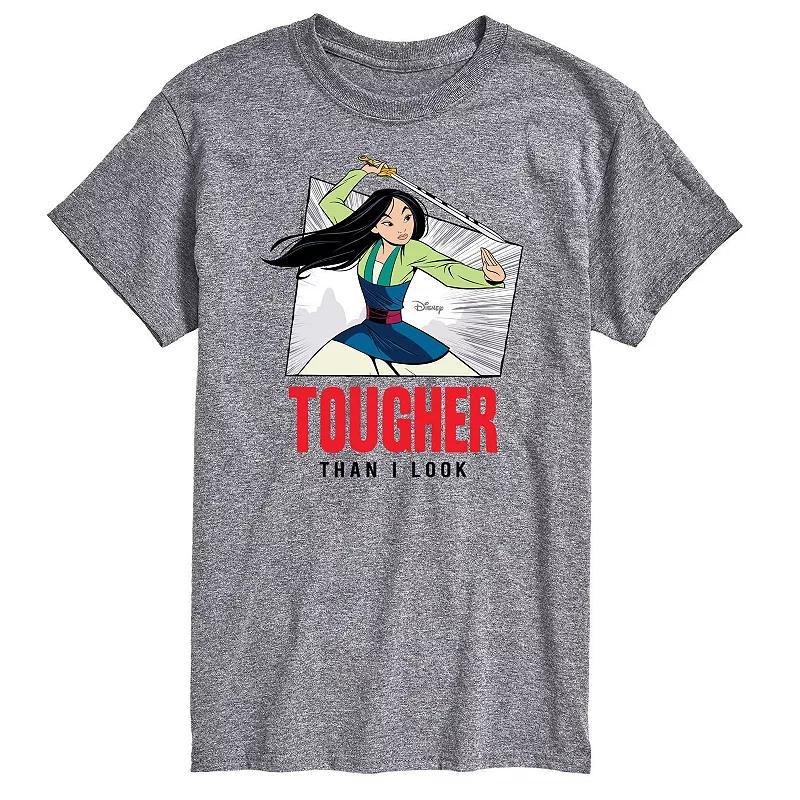 Disneys Mulan Big & Tall Tougher Than I Look Graphic Tee, Mens Product Image