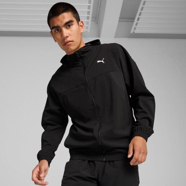 PUMA FIT Woven Full-Zip Jacket Men Product Image