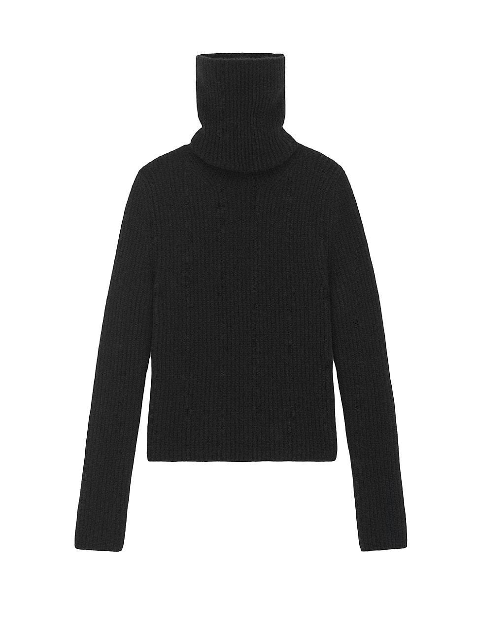 Mens Turtleneck Sweater In Ribbed Alpaca product image