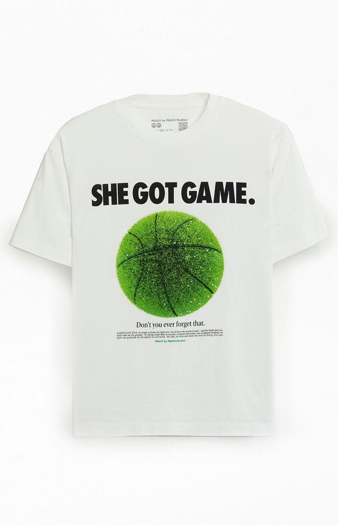 Peace by Peace Studios Men's She Got Game T-Shirt Product Image