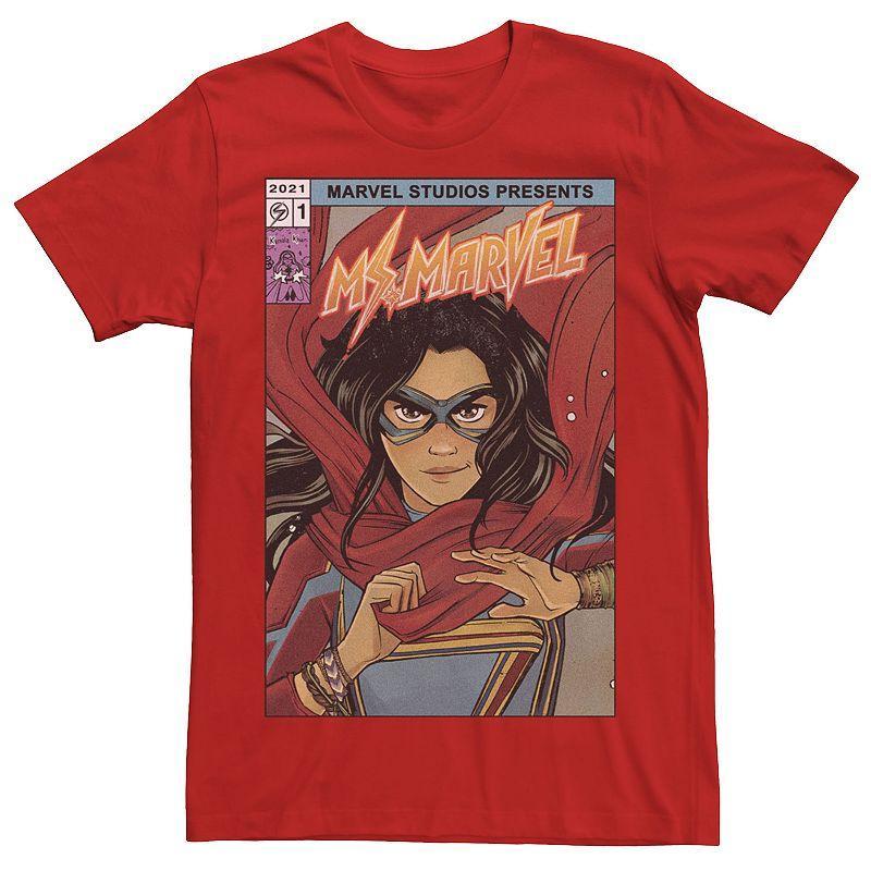 Mens Marvel Ms. Marvel Comic Cover Tee Product Image