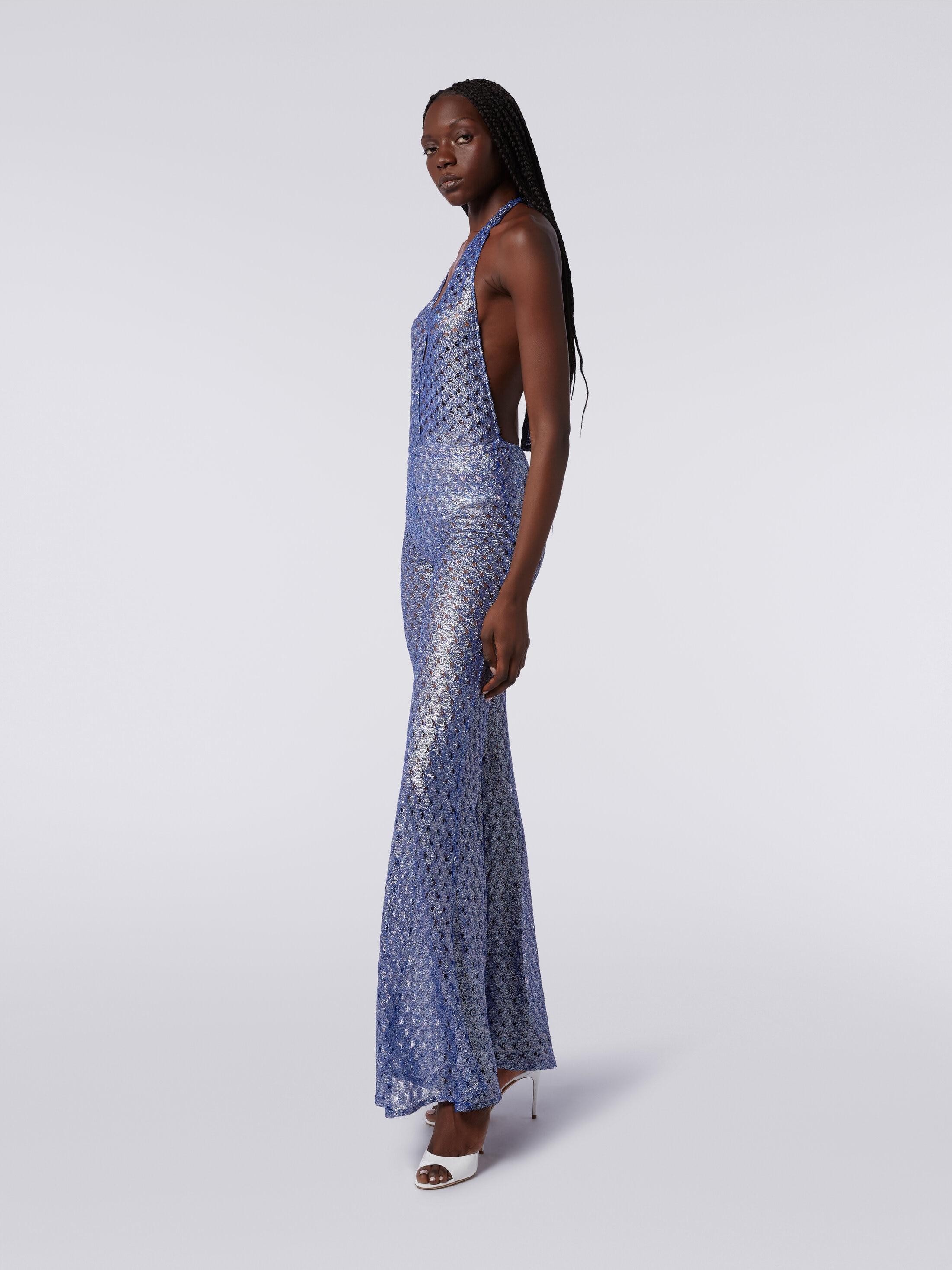 Lace-effect jumpsuit with V neckline  Product Image