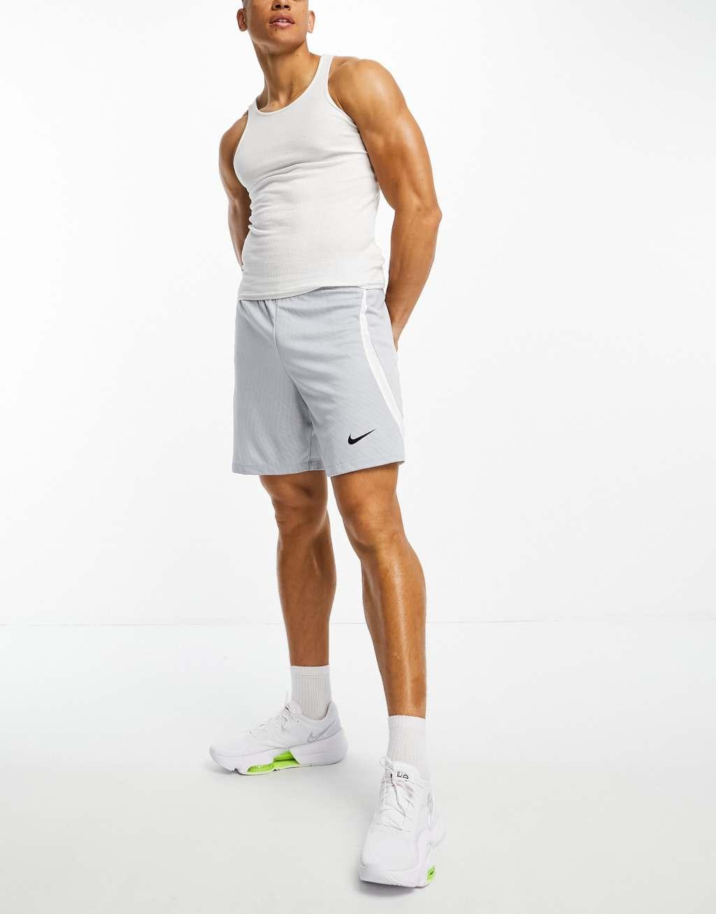 Nike Running Dri-FIT Train 5inch shorts in gray Product Image