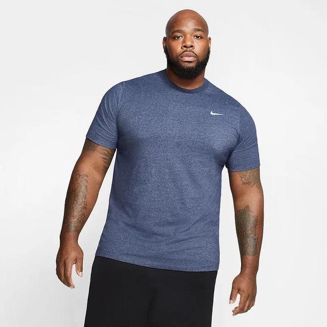 Big & Tall Nike Dri-FIT Training Tee, Mens Obsidian Grey Product Image