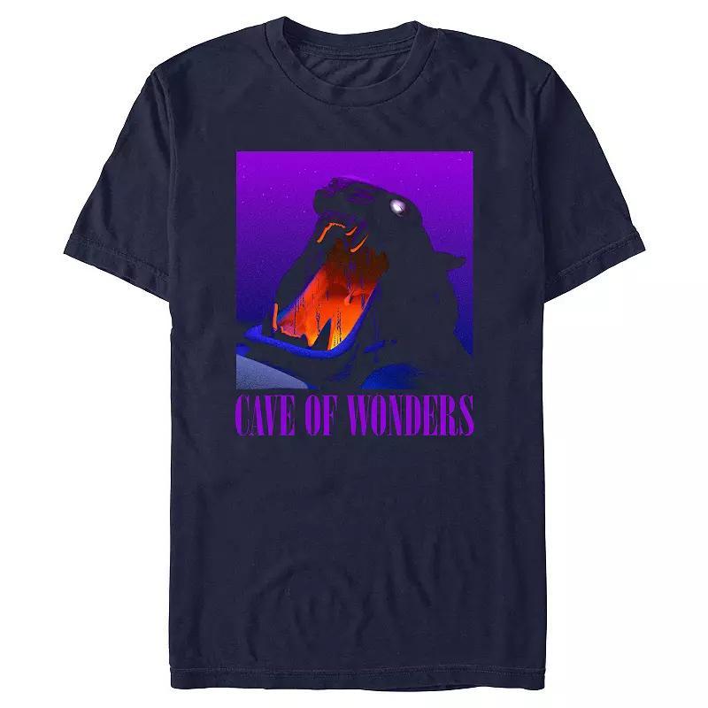 Disneys Aladdin Cave Of Wonders Mens Graphic Tee Blue Product Image