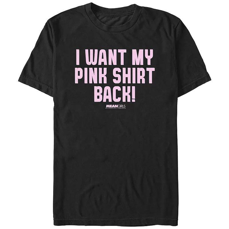 Mens Mean Girls I Want My Pink Shirt Back Graphic Tee Product Image