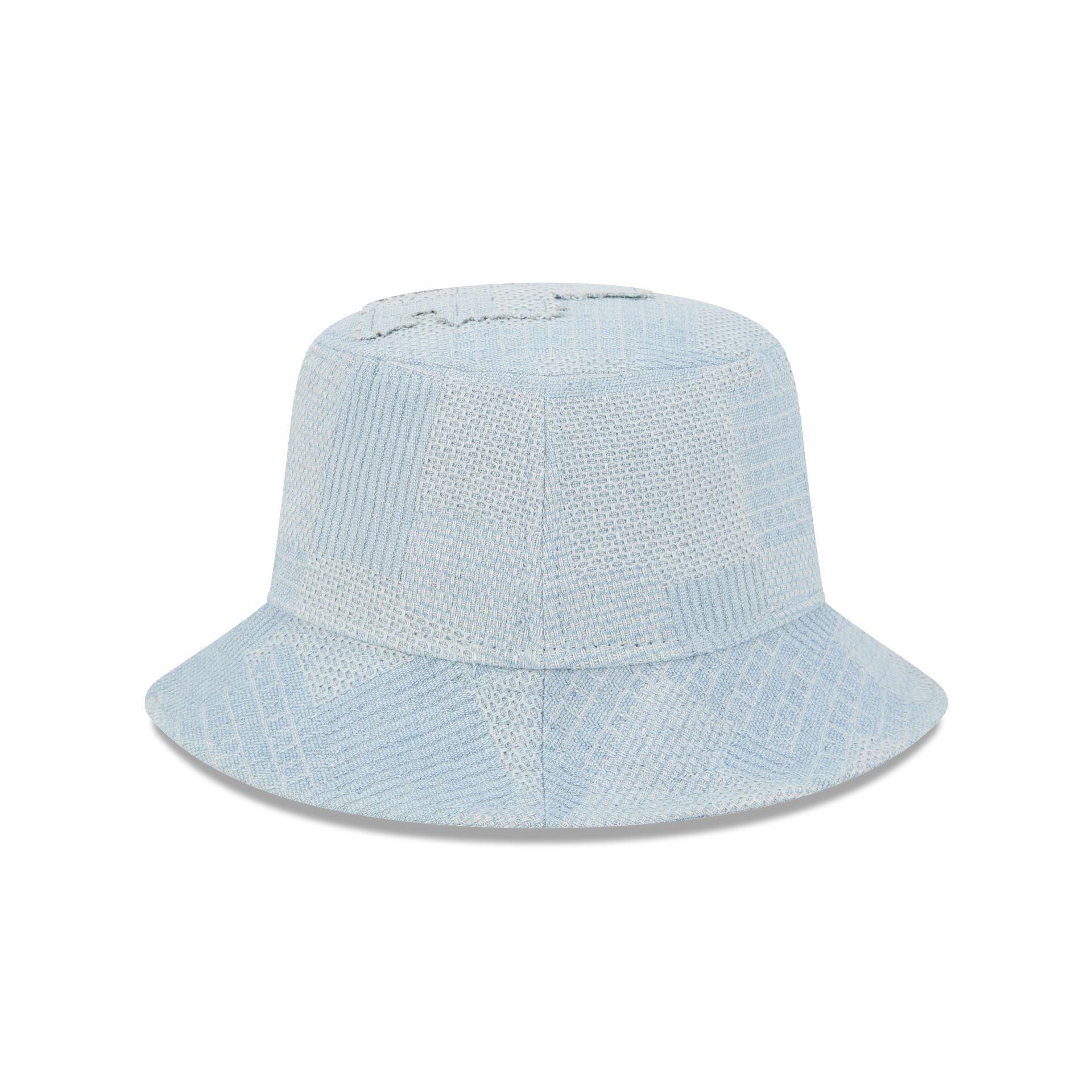 Los Angeles Dodgers Patch Denim Bucket Hat Male Product Image