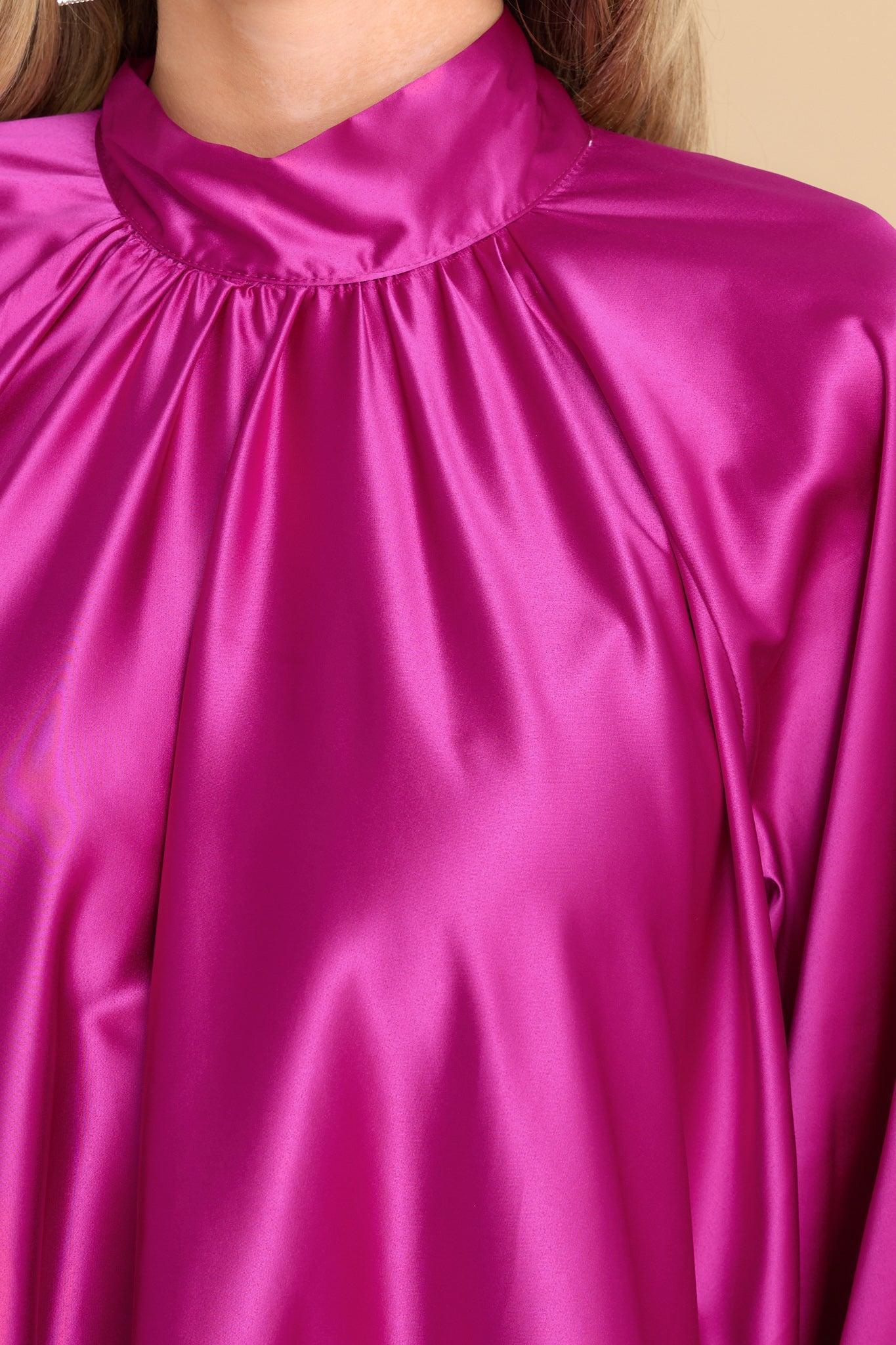 Aura Gift To Us Fuchsia Dress Product Image