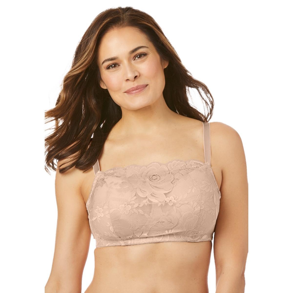 Comfort Choice Womens Lace Wireless Cami Bra Product Image