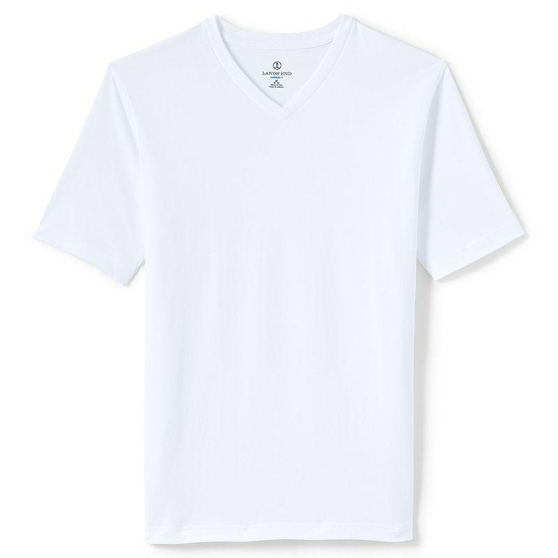 Mens Lands End Super-T V-Neck Tee Product Image