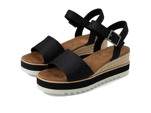 TOMS Diana WIDE Wide Width Heavy Canvas) Women's Shoes Product Image