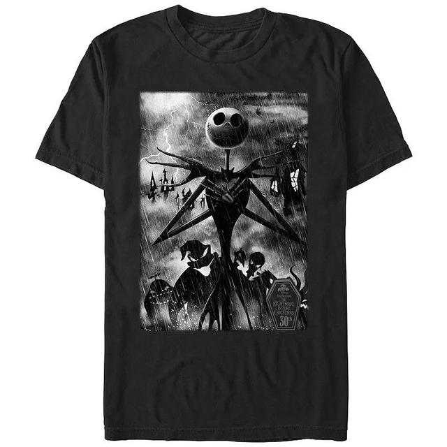 Disneys The Nightmare Before Christmas Night Rain Mens Graphic Tee Product Image