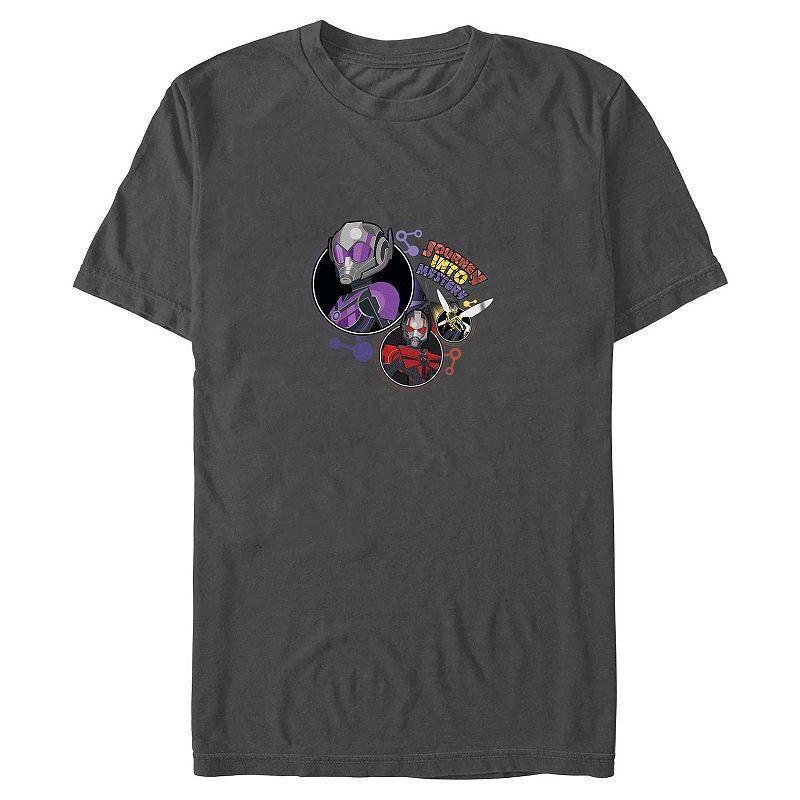 Mens Marvel Ant-Man And The Wasp: Quantumania Cassie Ant-Mand Wasp Journey Into Mistery Logo Tee Grey Product Image