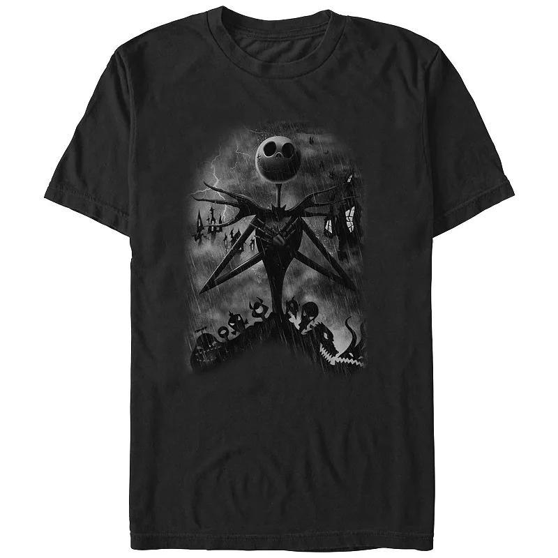 Disneys The Nightmare Before Christmas Jack Night Storm Mens Graphic Tee Product Image