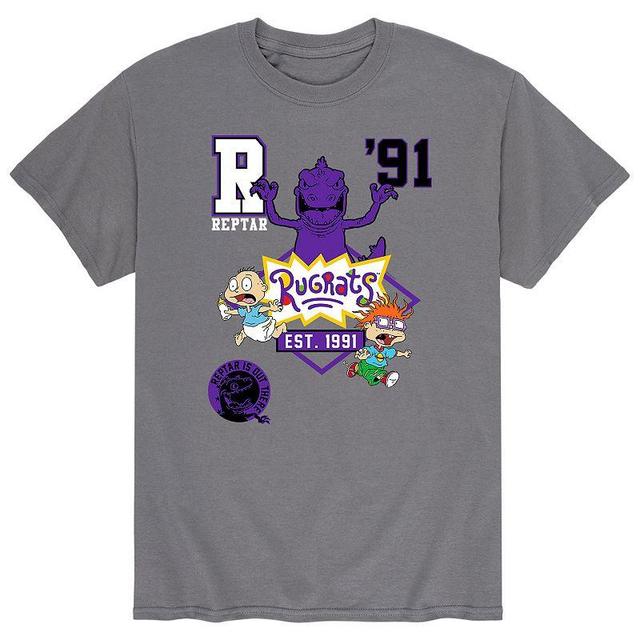 Mens Rugrats Reptars Out There Tee Grey Product Image