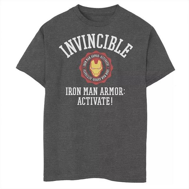 Boys 8-20 Marvel Iron Man Armor Activate Chest Logo Graphic Tee, Boys Product Image