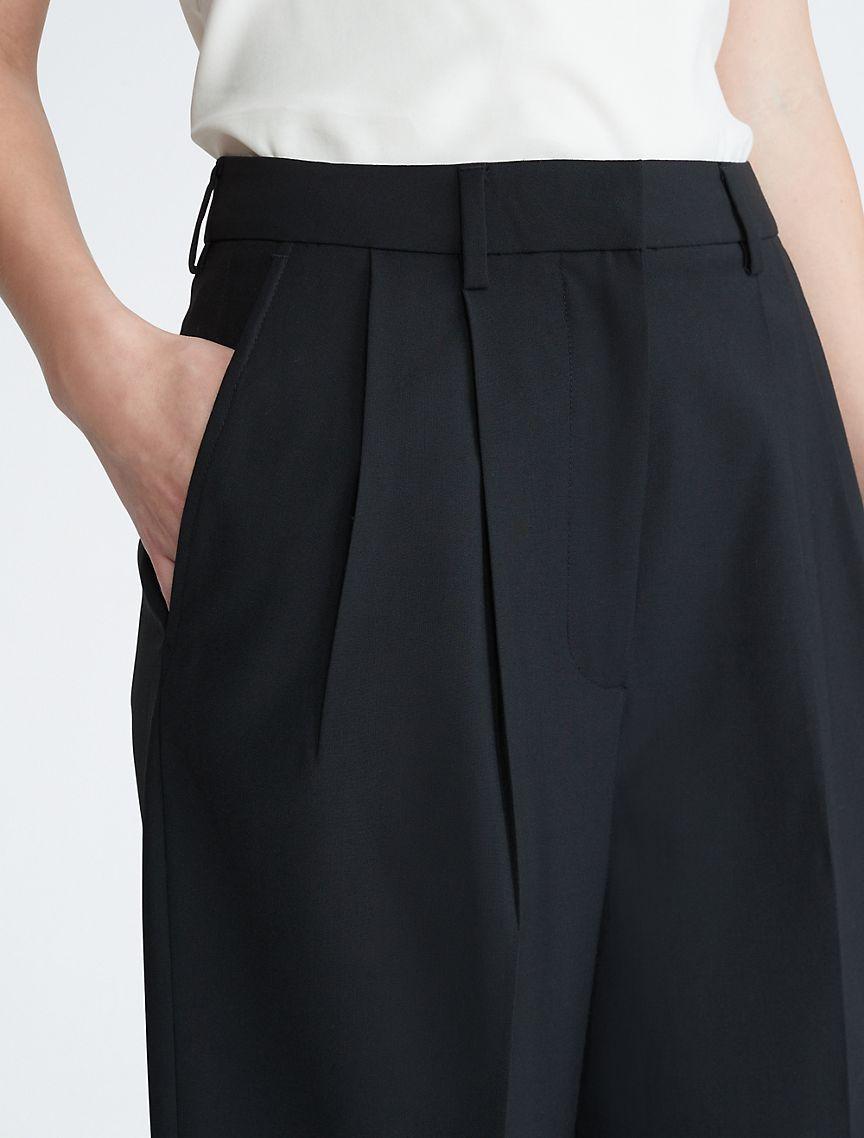 Tailored Wide Leg Trousers Product Image