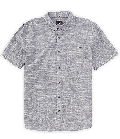 Hurley Short Sleeve One  Only Stretch Classic Fit Woven Shirt Product Image