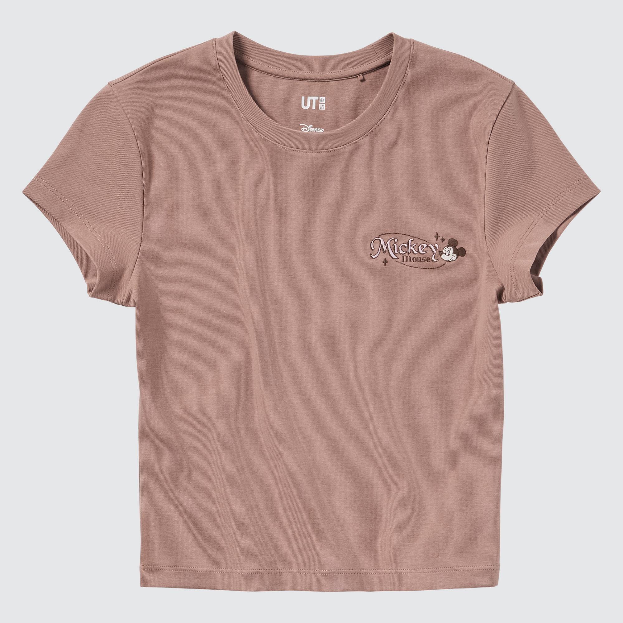 Womens Disney Collection Ut (Mini Short-Sleeve Graphic T-Shirt) Brown XL UNIQLO US product image