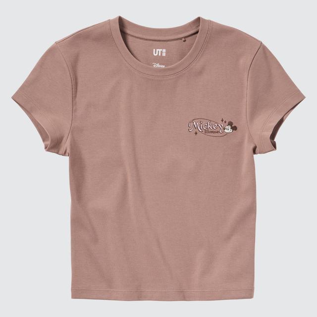 Womens Disney Collection Ut (Mini Short-Sleeve Graphic T-Shirt) Brown XL UNIQLO US Product Image