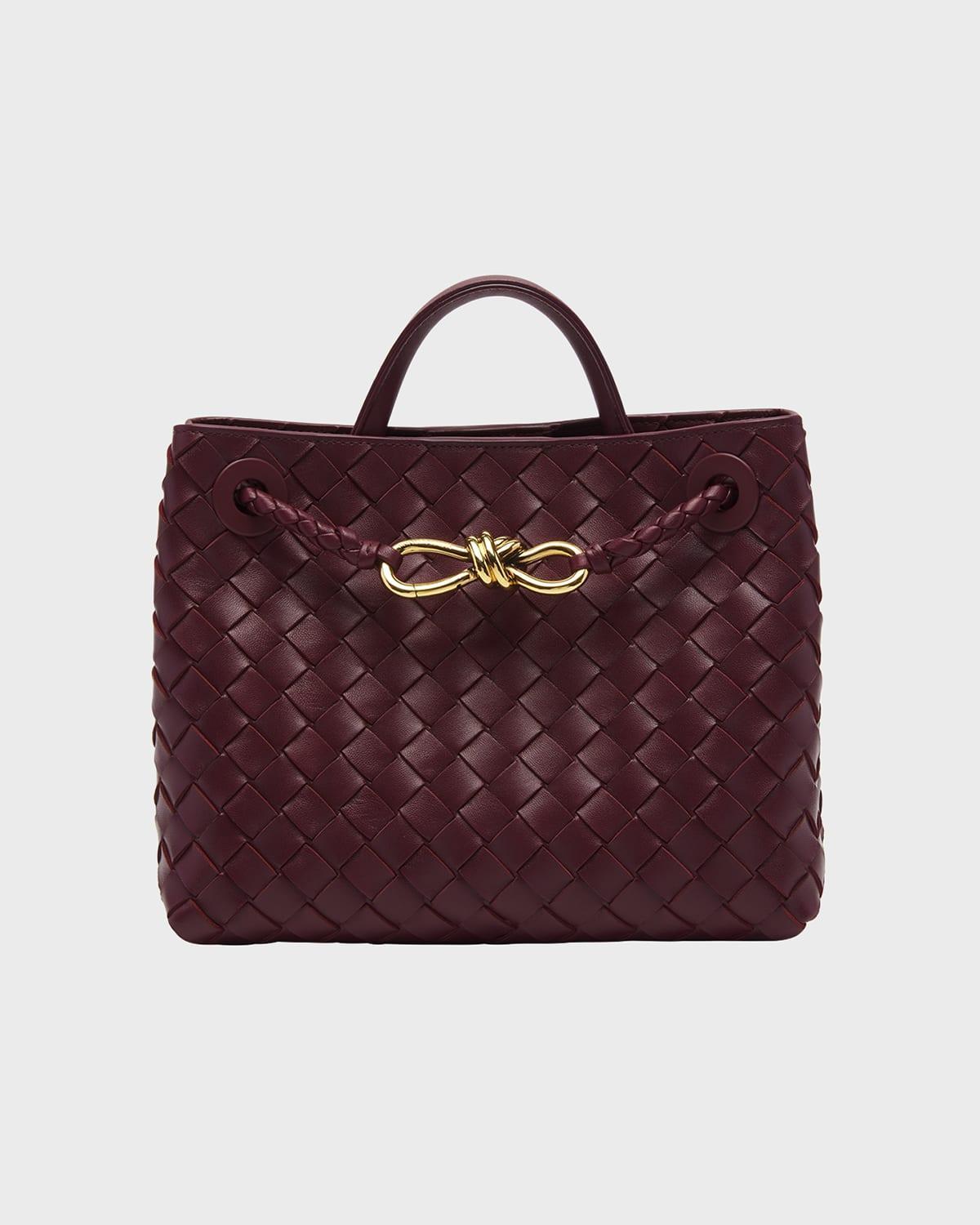 Bottega Veneta Andiamo Small Woven Shoulder Bag Product Image