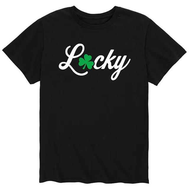 Mens Lucky Clover Tee Black Product Image