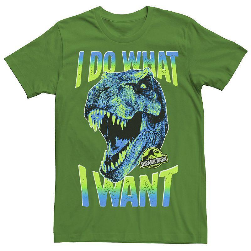 Mens Jurassic Park T-Rex I Do What I Want Tee Grey Product Image