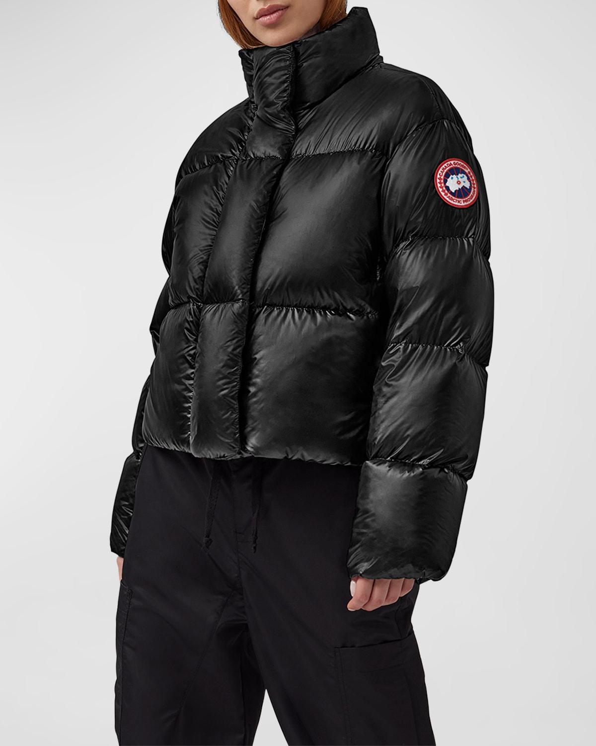 Canada Goose Cypress 750 Fill Power Down Recycled Nylon Packable Crop Puffer Jacket Product Image