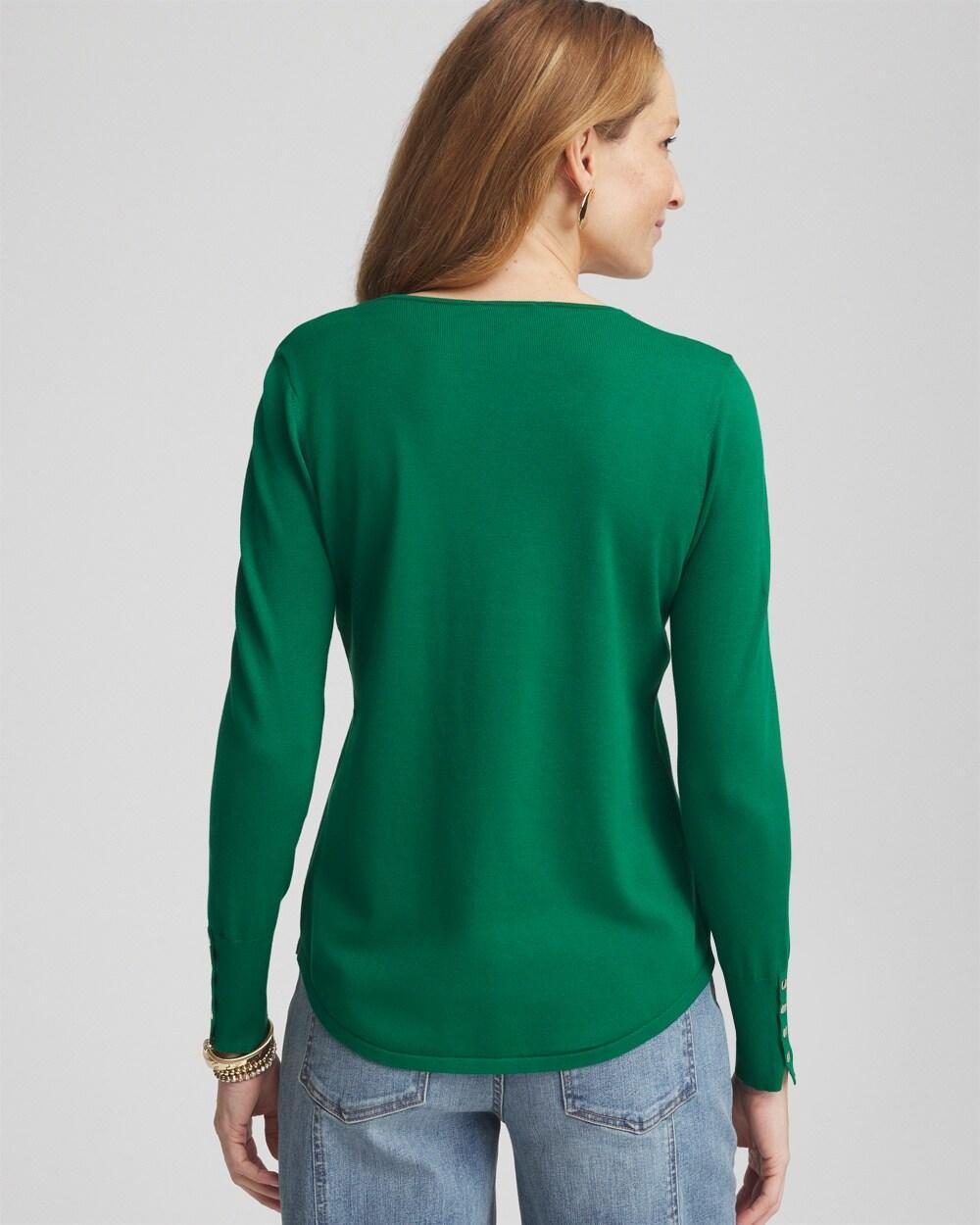 V-Neck Pullover Sweater Product Image