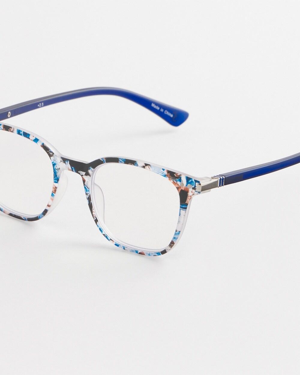 Blue Tortoise Shell Readers Product Image