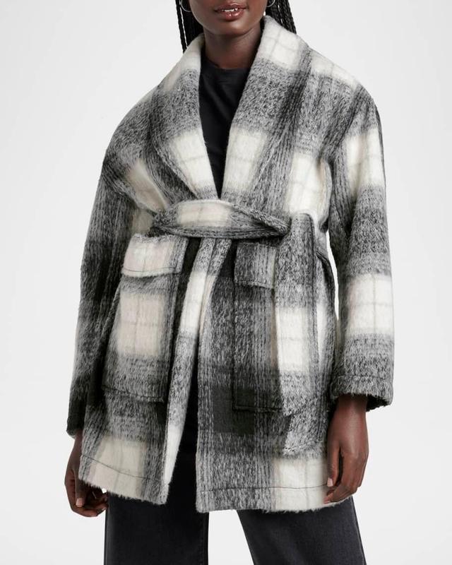 Vanessa Plaid Wool-Blend Jacket Product Image