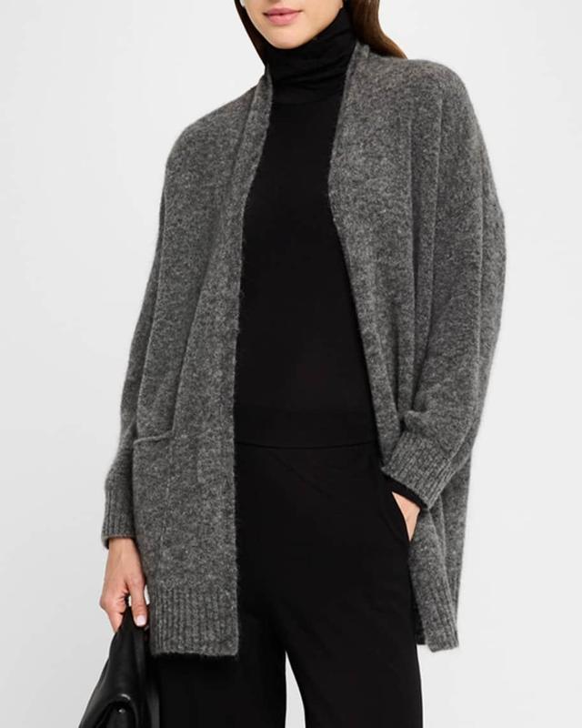 Plush Mohair-Wool Cardigan Product Image