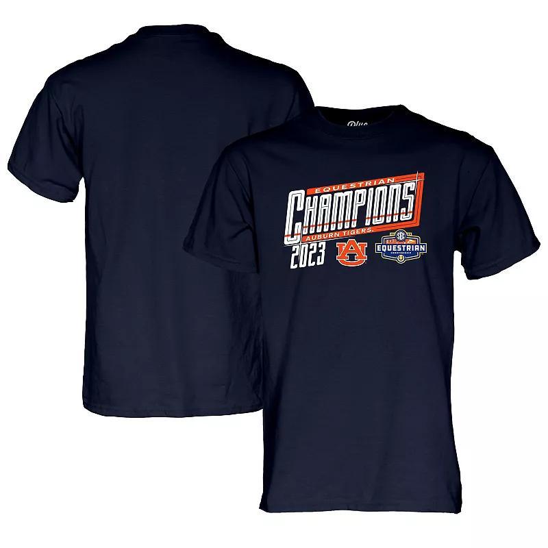 Mens Blue 84 Auburn Tigers 2023 SEC Equestrian Champions Locker Room T-Shirt Product Image