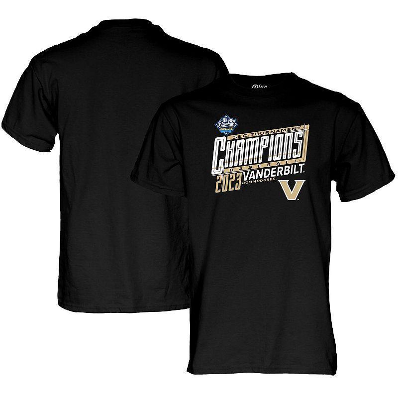 Blue 84 Vanderbilt Commodores 2023 SEC Baseball Conference Tournament Champions Locker Room T-Shirt, Mens Product Image