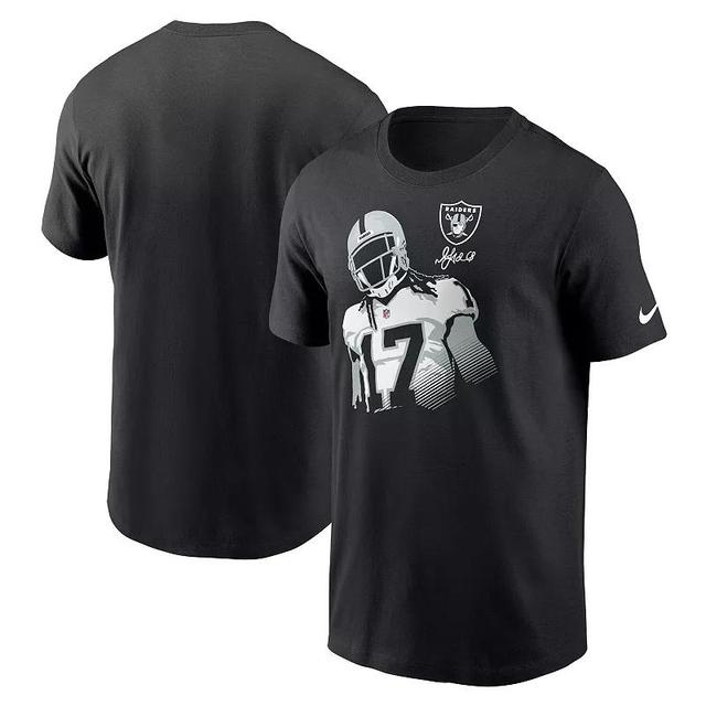 Mens Nike Davante Adams Black Las Vegas Raiders Player Graphic T-Shirt Product Image